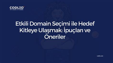 Etkili domain seçimi ipuçları